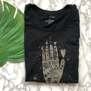 Torrid Mystical Witchy Palm Reading T-Shirt